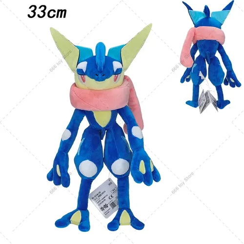 33cm Pokemon Plüsch Greninja Stofftiere Anime Tier Tasche Monster Puppe Stofftiere Kinder Kinder
