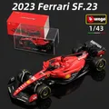 Bburago 1:43 2023 f1 Staubs chutz Version ferrari sf23 Legierung Auto Formel Rennen Diecast Modell