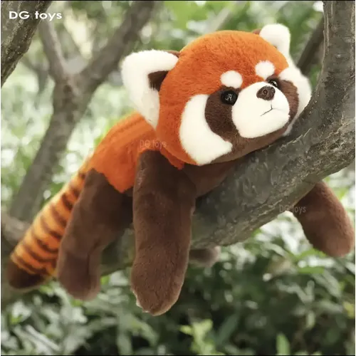 Lebensechte rote Panda Stofftiere Waschbär Plüsch tier niedlichen Panda Plüsch tier Spielzeug