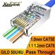 Xintylink rj45 cat6 stecker cat5e cat5 SFTP FTP STP ethernet-kabel stecker rg rj 45 netzwerk katze 6