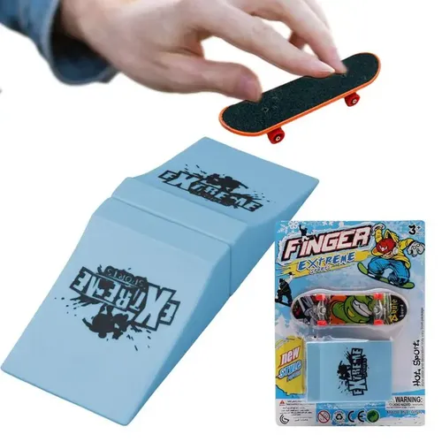 Finger Skateboard Rampe Set Mini Skateboards Kit für Finger kreative Fingers pielzeug einschl