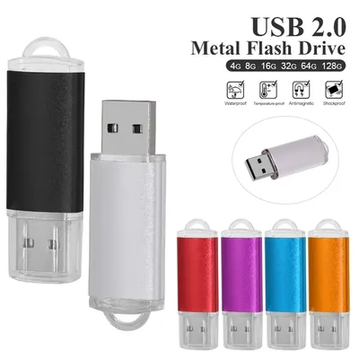 Metall-Stick 256 GB 128 GB 16 GB 32 GB USB-Flash-Laufwerke USB-Stick Memory Stick High Speed Image