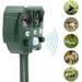 Solar Powered Animal Repeller Anti Bird Cats Dogs Bat Mouse Device LED Ultrasonic 3 in 1 Anti Barking Ultrasonic Outdoor Supplies