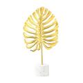 Zeceouar Decorations For Home/Party Nordic Metal Turtle Leaf Furnishing Gold Leaf Crafts Desktop Abstract Sculpture