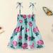 SDJMa Girls and Toddlers Dress Summer Toddler Baby Girls Sleeveless Sling Dress Graphic Print Children s Clothing