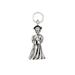 Sterling Silver Women with Diploma In Graduation Cap and Gown