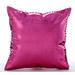 Cushion Covers 22x22 inch (55x55 cm) Pillow Cover Hot Pink Throw Pillow Cover Metallic Spikes Pillow Cover Faux Leather Square Pillowcases Solid - Hot Pink & Gold Spikes