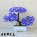 Artificial Bonsai Tree Realistic Plant Potted Bonsai Decoration Lifelike Potted Plant Artificial Pine Tree Decor