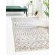 Rugs.com Eco Trellis Collection Rug â€“ 4 x 6 Ivory Medium Rug Perfect For Entryways Kitchens Breakfast Nooks Accent Pieces