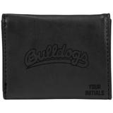 Black Fresno State Bulldogs Personalized Trifold Wallet