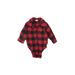 Baby Gap Short Sleeve Onesie: Red Bottoms - Size 6-12 Month