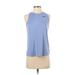 Nike Active Tank Top: Blue Activewear - Women's Size Small