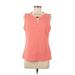 Calvin Klein Sleeveless Top Orange Tops - Women's Size Medium