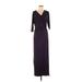 Michael Stars Casual Dress: Purple Dresses - Women's Size Small