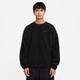 Sweatshirt NIKE SPORTSWEAR "CLUB FLEECE+ MEN'S SHERPA WINTERIZED CREW" Gr. M, schwarz (black, black) Herren Sweatshirts