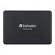 Verbatim Vi550 S3 SSD, internes SSD-Laufwerk mit 4 TB Datenspeicher, Solid State Drive mit 2,5'' SATA III Schnittstelle und 3D-NAND-Technologie, schwarz