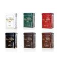 Hafiz Mustafa 1864 Istanbul, Variety Pack of Pomegranate Tea, Apple Tea, Black Tea, Turkish Coffee, Mastic Gum Coffee, Salep, Total 6 Tins Gift Ideas for Birthday, Christmas