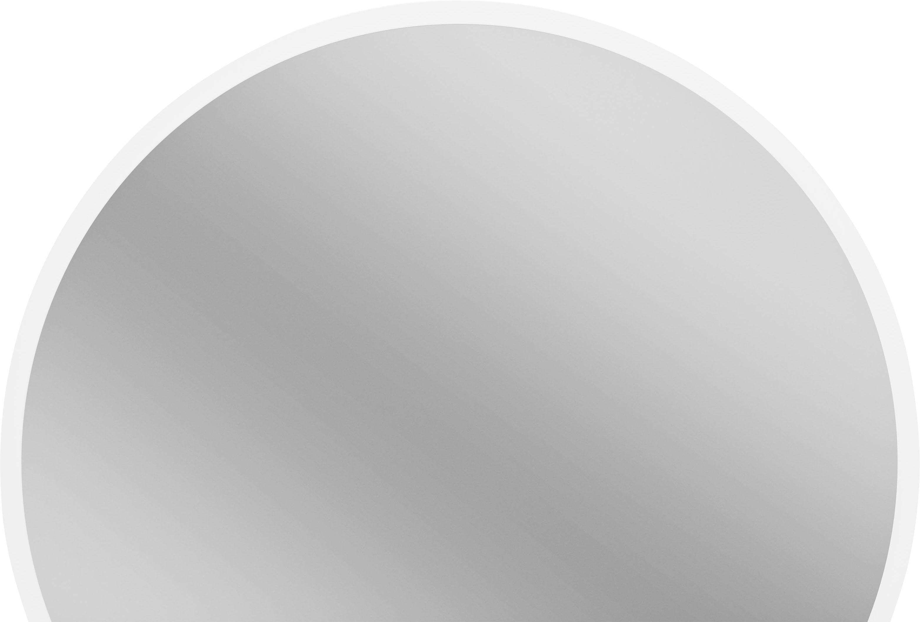 Schminkspiegel GAMI "Romy", weiß, B:60cm H:41cm T:41cm, Spanplatte, Spiegel, Elegantes Design für eine sanfte und feminine Atmosphäre.