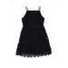 Three Pink Hearts Trixxi Dress: Black Skirts & Dresses - Kids Girl's Size Medium