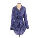 Rebecca Taylor Casual Dress: Purple Dresses - Women's Size 3
