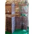 MGP Willow Screen, 3 Panel Divider, 54"W X 60"H Wood in Brown | 60" H x 72" W x 1" D | Wayfair WSC-60-4