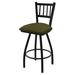 Holland Bar Stool 810 Contessa Swivel Counter Stool in Green/Blue/Black | Bar Stool (30" Seat Height) | Wayfair 81030BW015