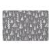 White 27 x 18 x 27 in Kitchen Mat - The Holiday Aisle® Jeetu Non-Skid Kitchen Mat Synthetics | 27 H x 18 W x 27 D in | Wayfair