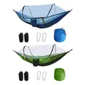 Hamac de camping avec filet équipement essentiel pour aventures en plein air charge élevée 2