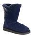 MUK LUKS Carey - Womens 7 Blue Boot Medium