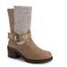 MUK LUKS Arya Alice - Womens 8.5 Grey Boot Medium