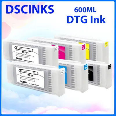 T7251 T7254 T725A1 T725A2 compatible ink cartridge for Epson surecolor F2000 F2100 F2130 F2140 printer full with DTG Textile ink