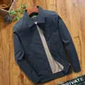 New Spring and Autumn Men's Jacket Jacket Casual Solid Color Jacket Lapel Men's Business Jacket
