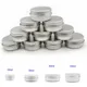 10pcs 20g 30g 40g 50g Silver Aluminium Tin Candle Jars Empty Cosmetic Container Lip Balm Nail Art