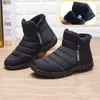 2024 Winter Männer Knöchel Schnee Boot Wasserdicht Nicht Slip Schuh für Männer Casual Warm Halten Plüsch Plus Größe Paar Schuhe Chaussure homme