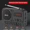 Mini tragbare FM Radio Multifunktion radios Bluetooth-Lautsprecher Recorder mit LED-Display Ordner