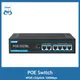 Poe Switch 4 Ports 2 Uplink Fast Ethernet Switch 100 MBit/s Netzwerk Switch RJ45 Injektor Switcher