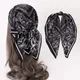 Paisley Druck Taschentuch Silk Satin Hijab Schal Für Frauen Bandana Kopf Haar Schals 70*70CM Platz