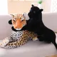 30-120 cm Lebensechte Tiger Leopard Plüsch Spielzeug Weiche Angefüllte Tiere Simulation Weiß Tiger