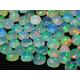 5 Pieces 5x5mm Round Natural Ethiopian Opal Gemstone Cabochon Lot, CALIBRATED Round Welo Opal Loose Stone, Semi Precious