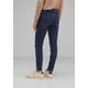 Slim-fit-Jeans STREET ONE Gr. 31, Länge 30, blau (authentic indigo thermo) Damen Jeans Röhrenjeans