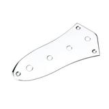 Vintage Style 4 Hole Jazz Bass Control Plate for Jazz Bass Guitar (Silver)