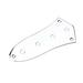 Vintage Style 4 Hole Jazz Bass Control Plate for Jazz Bass Guitar (Silver)