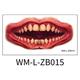 Ympuoqn Halloween Decorations on Clearance 2023 New Halloween Prank Makeup Realistic Temporary Halloween Clown Horror Mouth Stickers Removable Temporary Kit Halloween Makeup Props