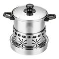 Hot Pot Stove | Heavy Duty Liquid Stove Portable Camping Stove | Non-Magnetic Stove Set Thickened Stainless Steel Alcohol Stove for Camping Fishing Picnic Hiking Traveling