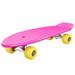 MOVTOTOP Kids Skateboard Kit Complete Skateboard Downhill Longboard with Protective Gears for Boys Girls Kids Beginners (Pink)