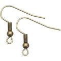 Earring Accessories Earwire Jewelry DIY Hooks Stainless Steel Iron Hook 100pcs(Bronze)