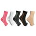 5 Pairs Sports Ankle Brace Socks Compression Support Sleeves Foot Brace for Plantar Fasciitis Neuropathy for Ankle Swelling (L/XL Mixcolor)