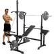 Olympic Adjustable Weight Bench Set Workout Equipment For Home Workouts Bench Press With Preacher Curl Leg Developer Home Gym Full Body Workout