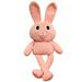 Plush Bunny Soft Stuffed Animal Toy Rabbit Plush with Pulling Ears Throw Pillows Decorative for Home Bed Couch Sofa Car Chair