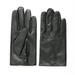 YIMIAO 1 Pair Hollow Breathable Solid Color Non-slip Men Gloves Spring Autumn Windproof Touch Screen Faux Sheepskin Cycling Gloves Outdoor Accessories
